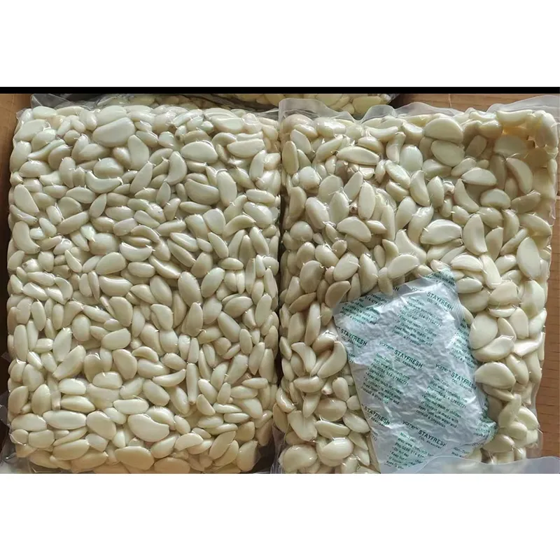 Aglio sbucciato congelato